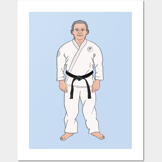 Black Belt Grandpa Dad Wall Art by DiegoCarvalho